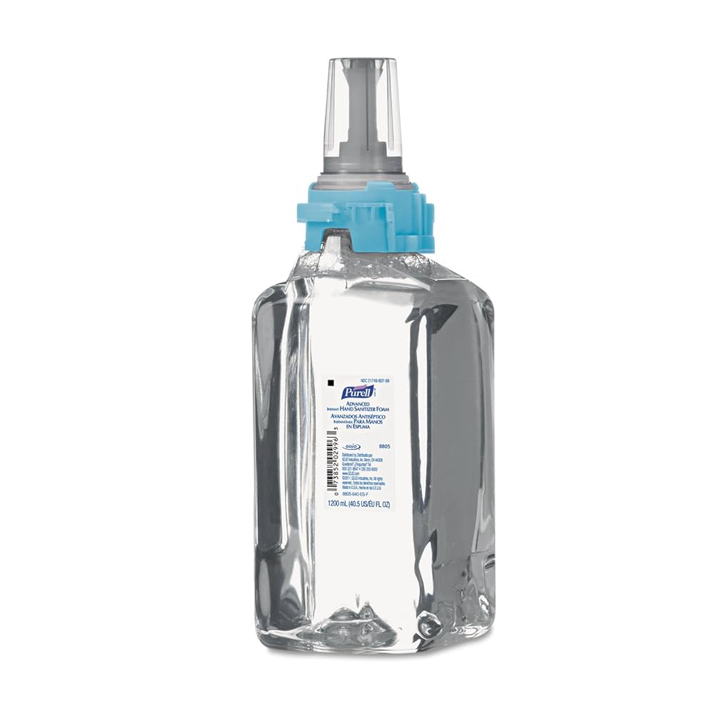 Instant Hand Sanitizer, Refill, Foam, 1200mL, 3/cs