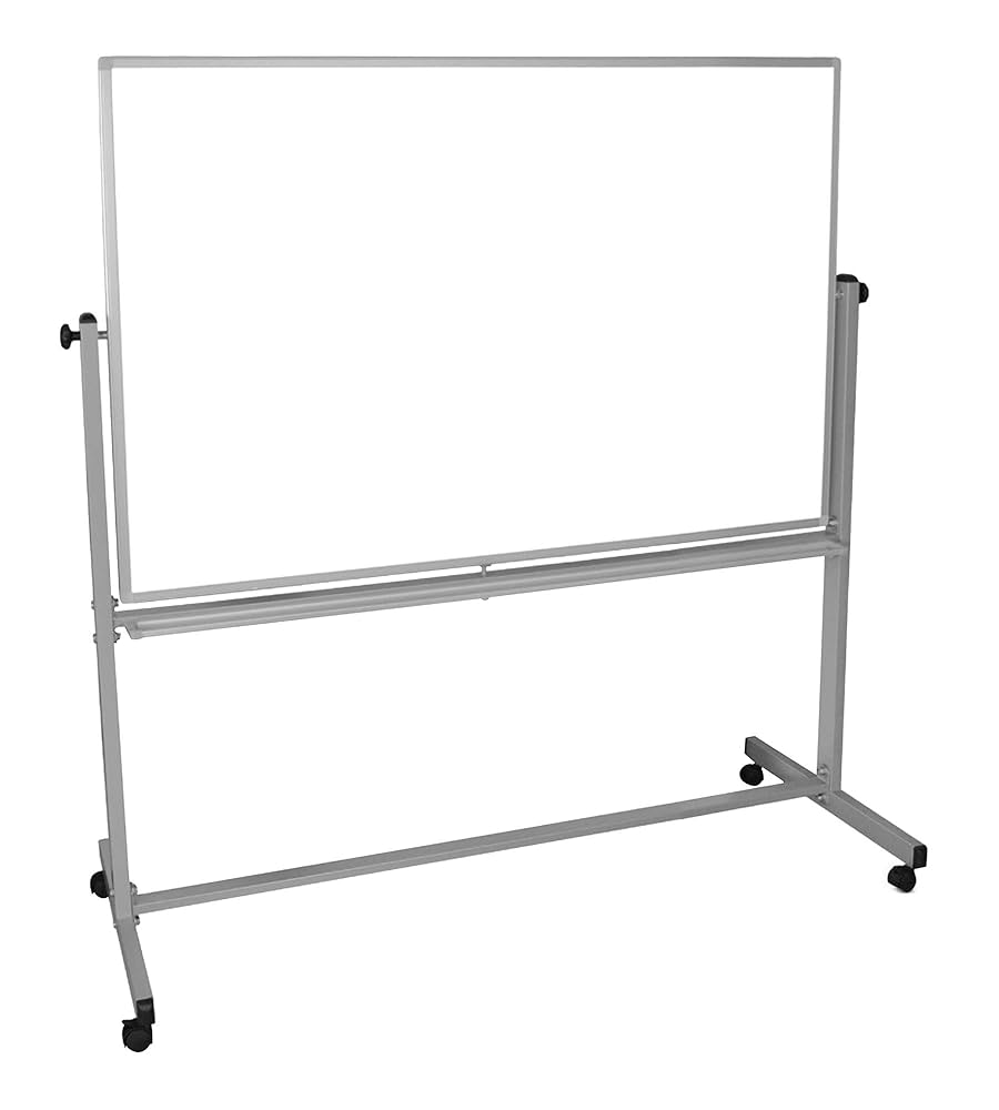 Magnetic Whiteboard, Double-Sided, 60"W x 40"H (DROP SHIP ONLY)