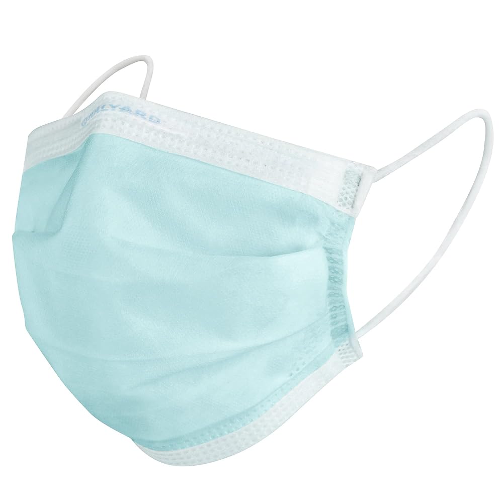 Fluidshield Level 2 Procedure Mask, (Meets ASTM F2100-11 Level 2 Protection), Pleat, Blue, Non-Sterile, 50/bx, 10bx/cs (US Only)