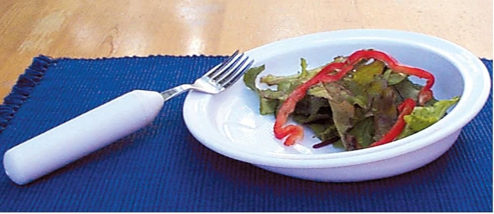 Plastic Scoop Plate, 9" Dia, White