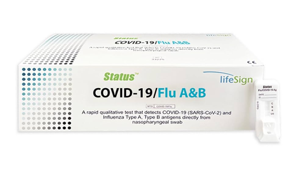 EUA Authorized COVID-19/Flu A&B, 25 tests/bx (Item is Non-Returnable)