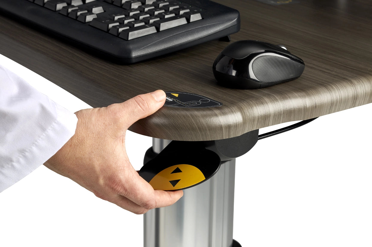 Midmark 6217 Secure Laptop Workstation, Flat Iron, (M) (US Only) (DROP SHIP ONLY) (Delivery Info Sheet Required)