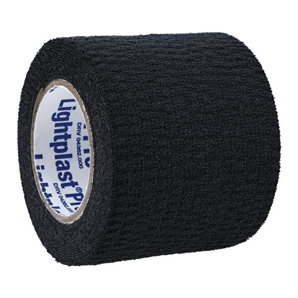 Tearable Elastic Adhesive Stretch Tape, Black, 2" x 5 yds, 24 rl/cs (Continental US Only)