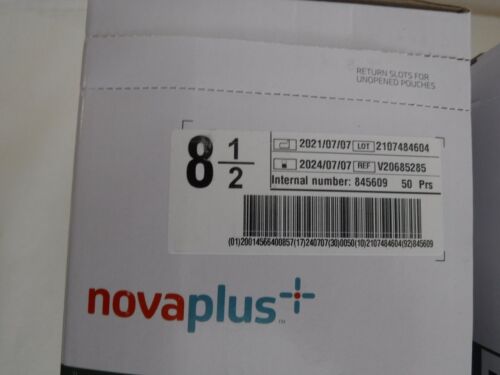 Gammex PI Green Glove, Polyisoprene, Size 8.5, Non-Latex, 50 pr/bx, 4 bx/cs (US Only) (For Sale to Authorized NovaPlus Customers Only)