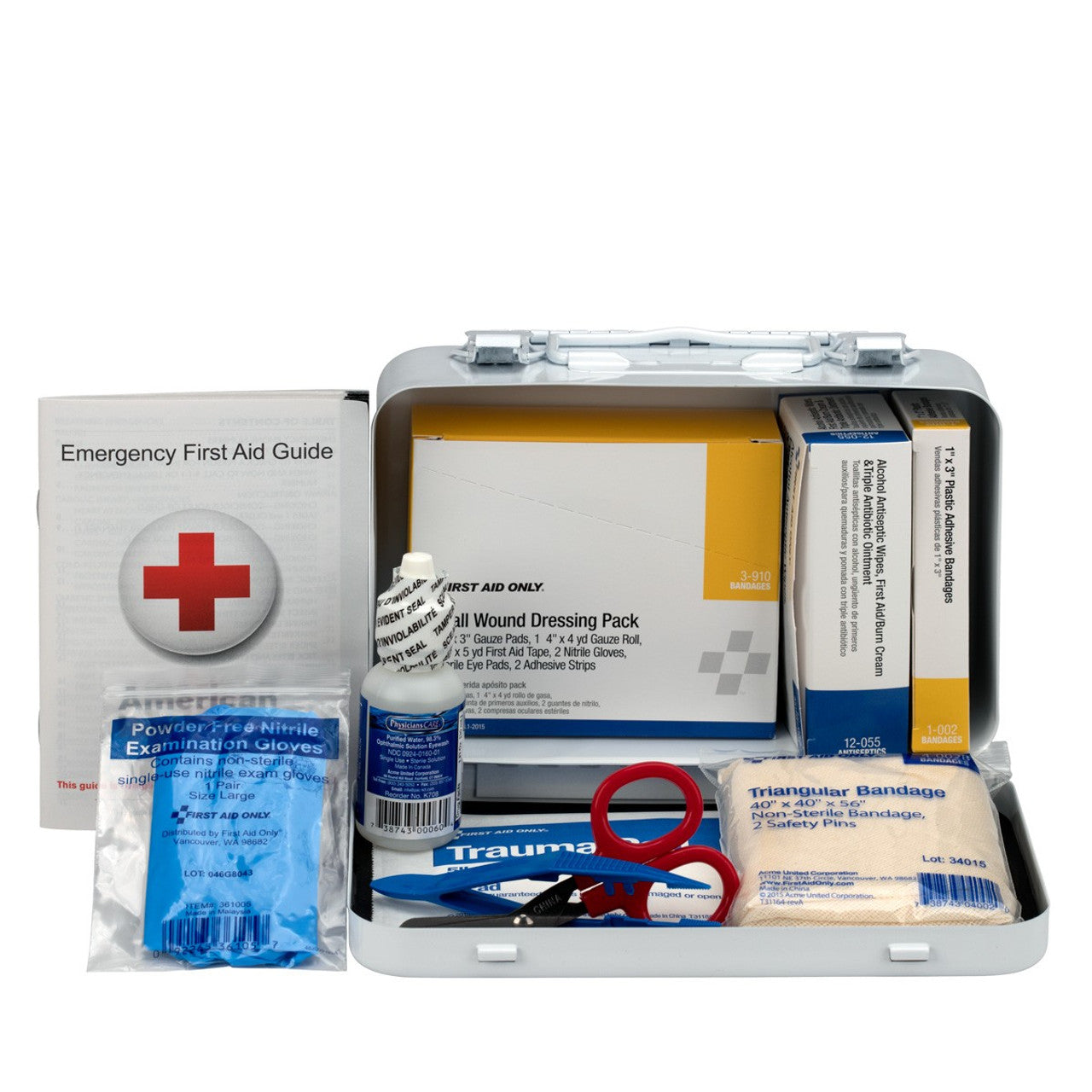 Family First Aid Kit, Plastic (DROP SHIP ONLY - $150 Minimum Order)