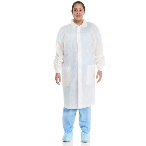 Lab Coat, White, Small, 25/cs (US Only)