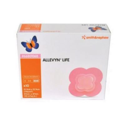 Foam Dressing, Medium, 12.9cm x 12.9cm, 10/bx, 5 bx/cs (US Only)