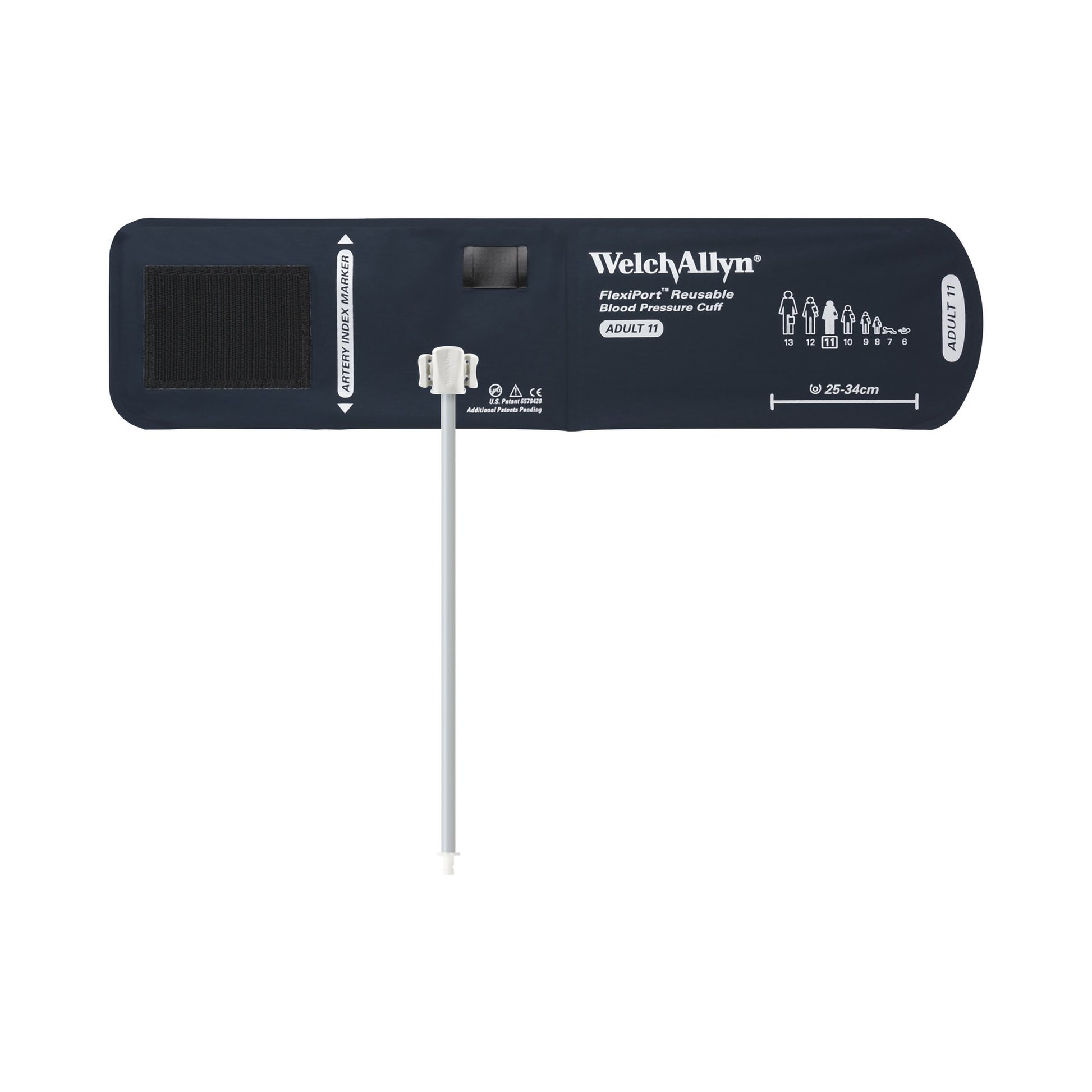 Cuff, Reusable, Bayonet Connector, 1-Tube, Adult, Long (US Only)