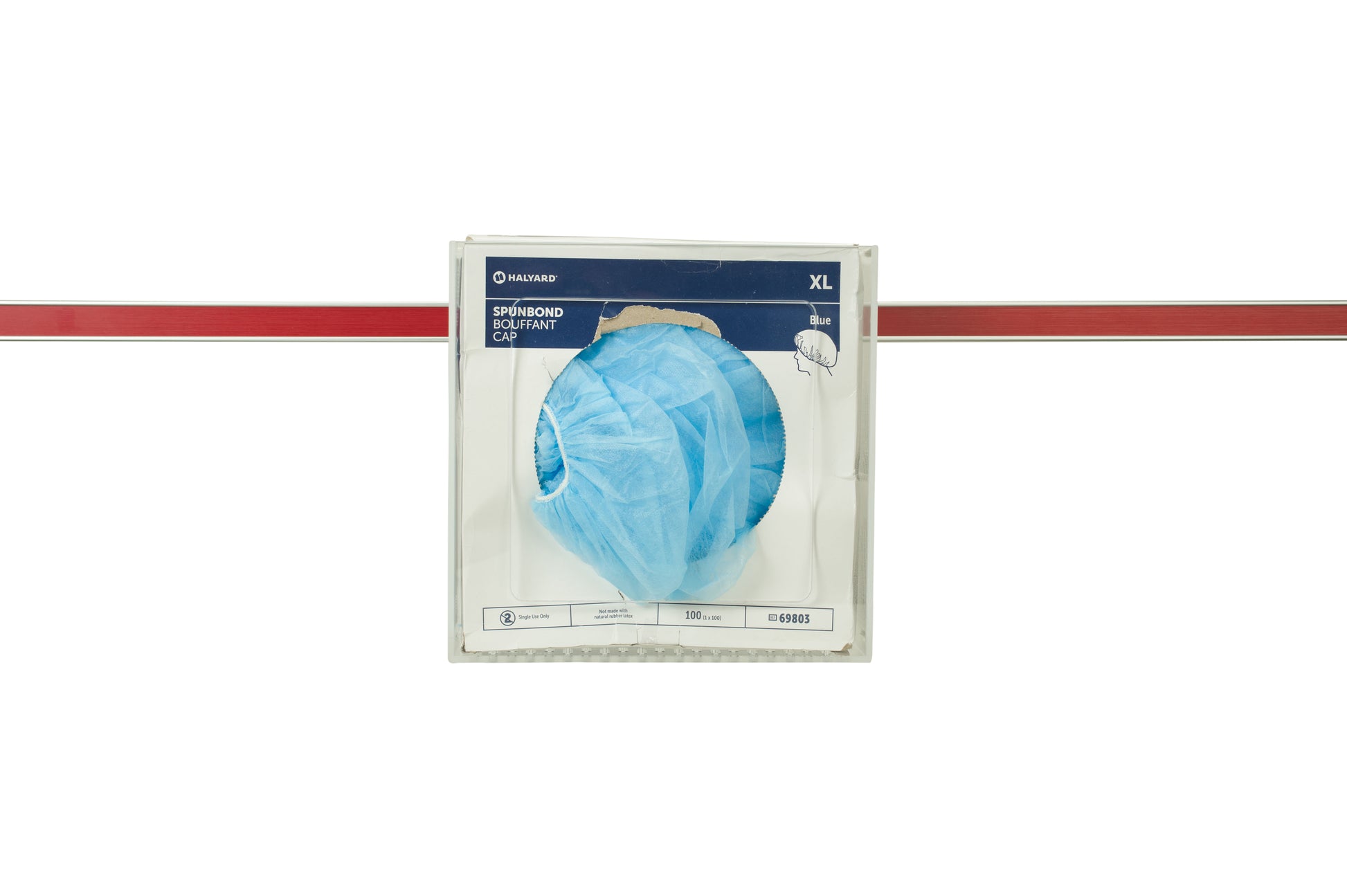Bouffant Cap Spunbound, Blue, X-large (27"), 100/ctn, 5 ctn/cs (US Only)