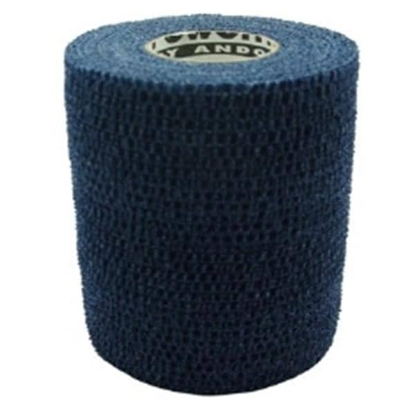 Self-Adherent Wrap, 2" x 6 yds, Navy, Latex, 24 rl/cs