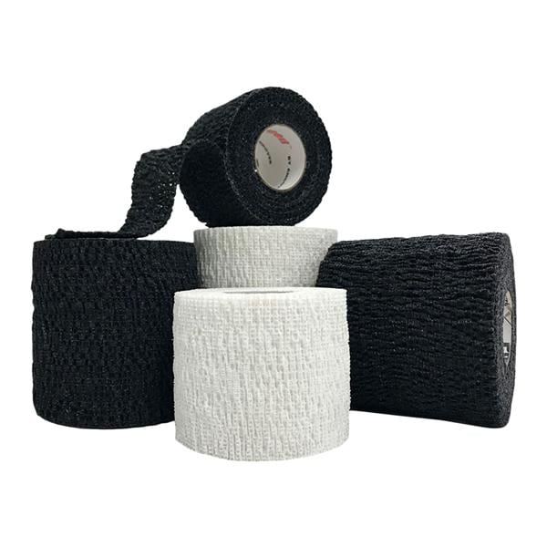 Extra Strength PowerFlex Speed Taping, 3" x 6 yds, Black, Latex, 16 rl/cs (120 cs/plt)