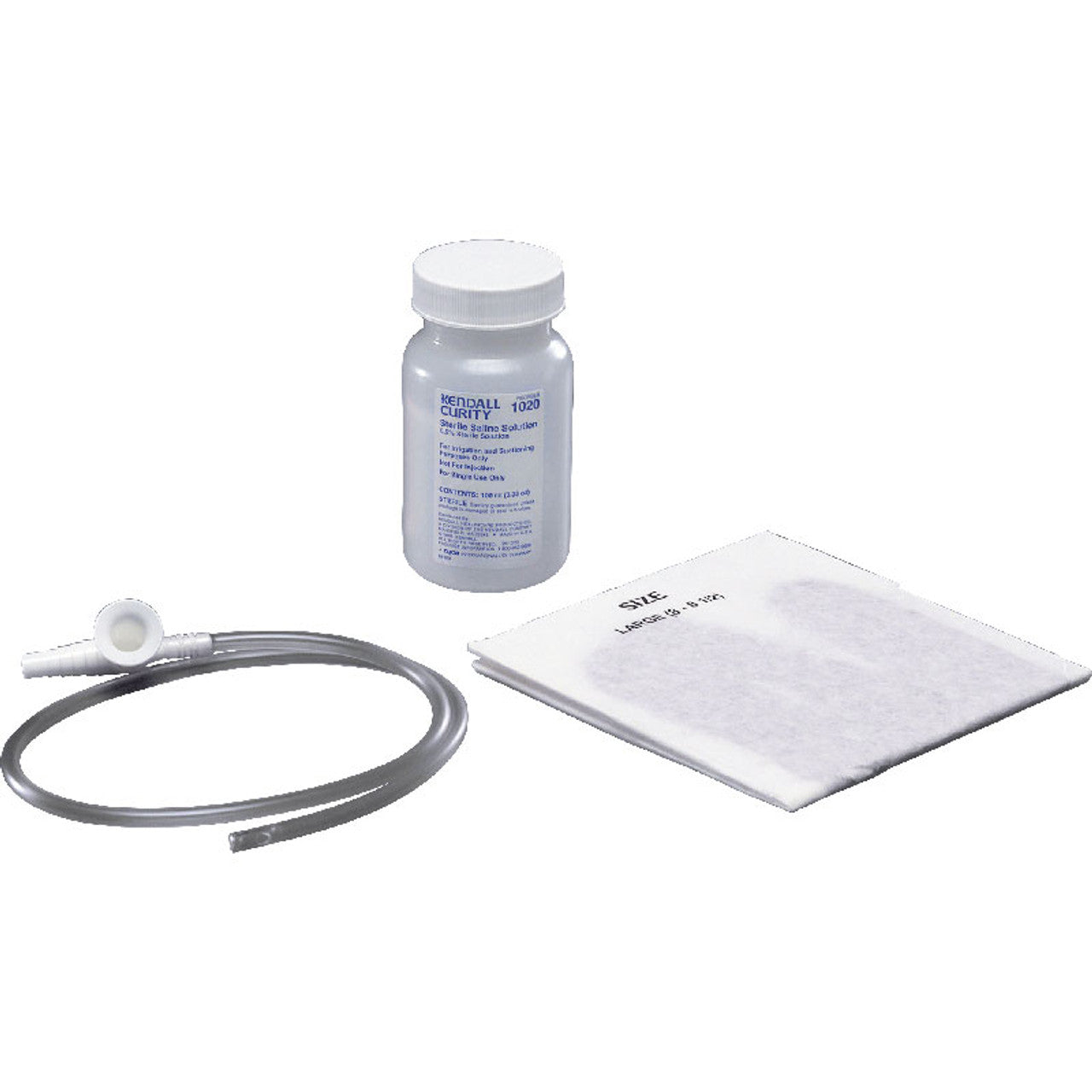 Argyle Graduated Suction Catheter Tray with Chimney Valve, 14FR, 100 ml, Sterile Saline, 24/cs (Continental US Only)