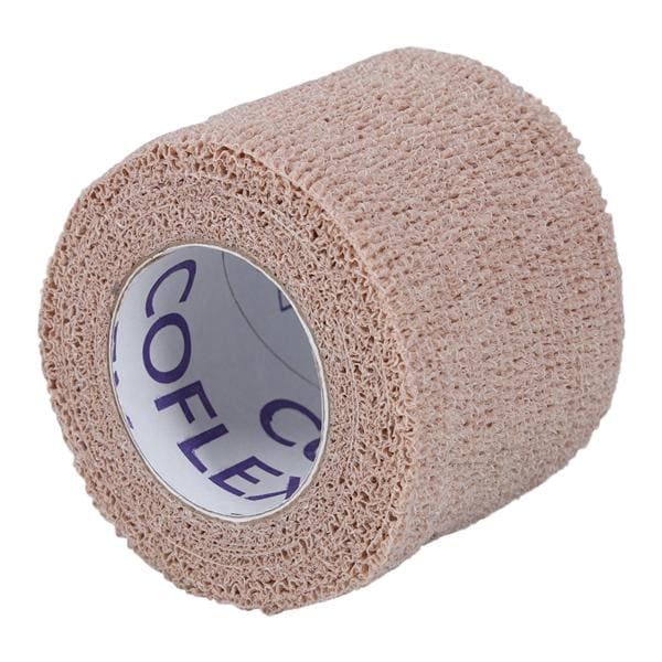Self-Adherent Wrap, 2" x 5 yds, Tan, Hand Tear, Latex Free (LF), 36 rl/cs (022588)