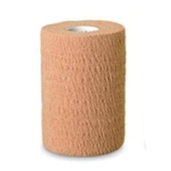 Self-Adherent Wrap, 6" x 5 yds, Tan, Latex Free (LF), 12 rl/cs
