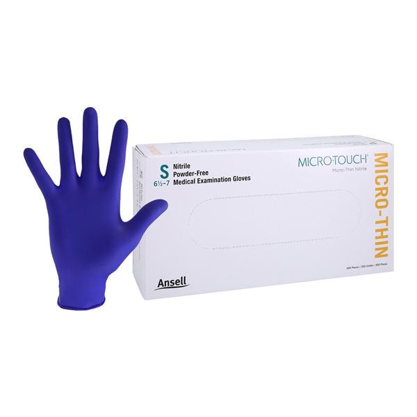 Exam Glove, Small, Powder Free (PF), Latex Free (LF), 300/bx, 10 bx/cs (US Only)