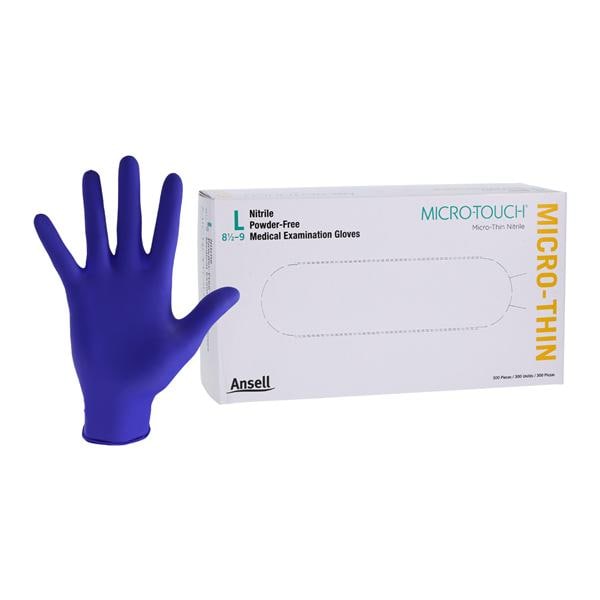 Exam Glove, Large, Powder Free (PF), Latex Free (LF), 300/bx, 10 bx/cs (US Only)