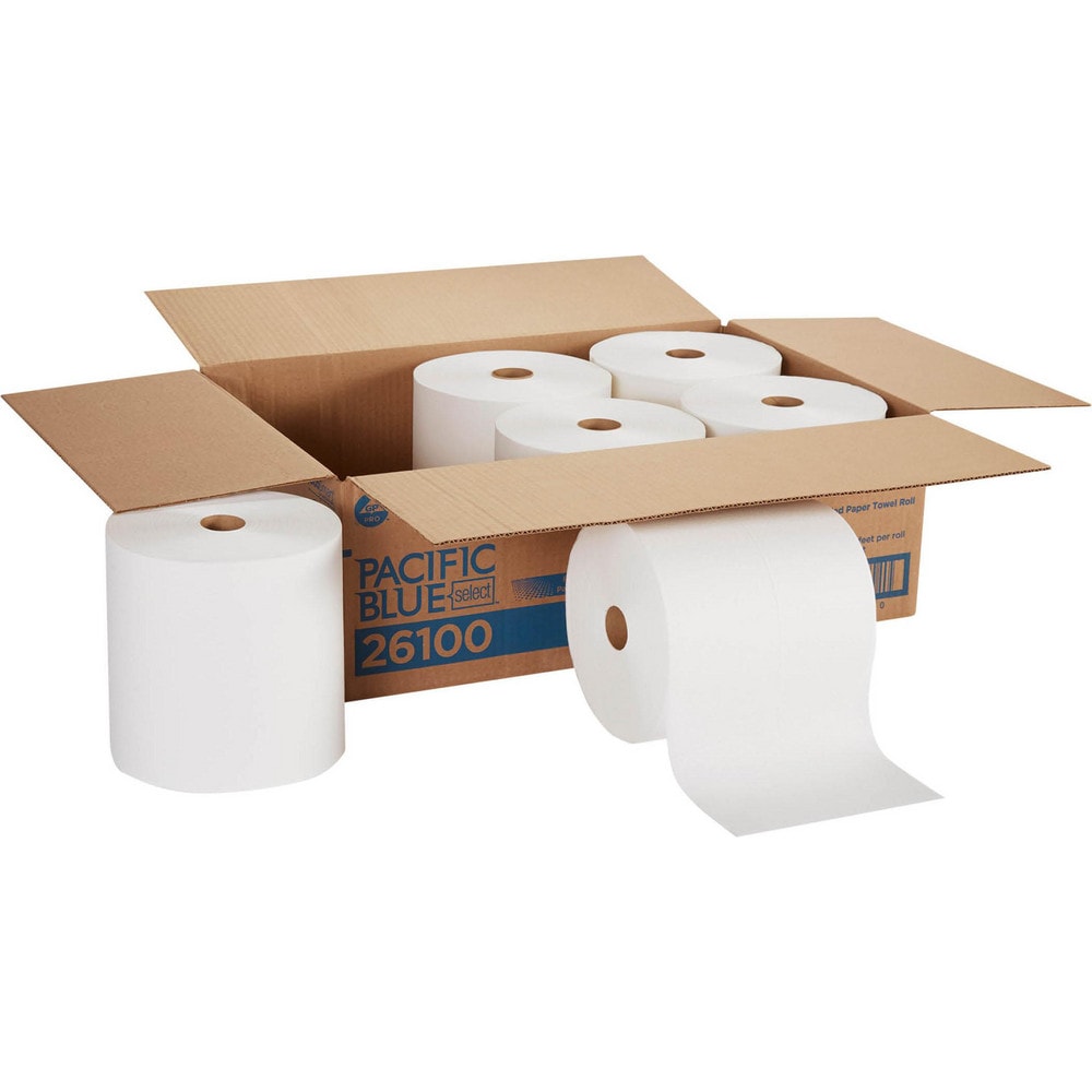 Roll Towel, White High Capacity, 6/cs