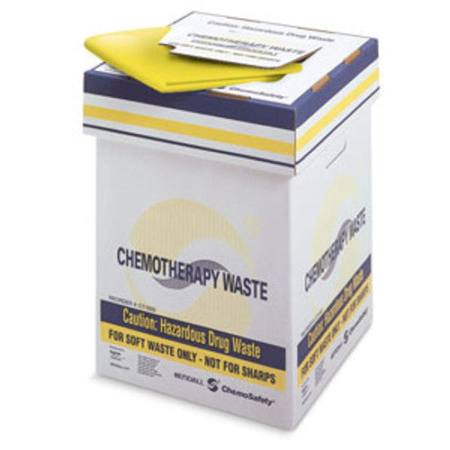 Chemo Soft Waste Bag, Yellow, 20 Gal, 4 Mil, 100/cs (Continental US Only)