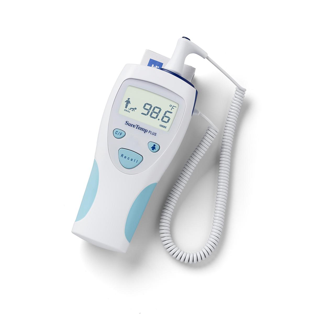 Model 690 Electronic Thermometer, Includes: Wall Mount, 9 ft Oral Probe, Oral Probe Well, Rolling Stand, Spare Probe, Well Holder, & 2-Year Limited Warranty (12 ea/plt) (US Only)
