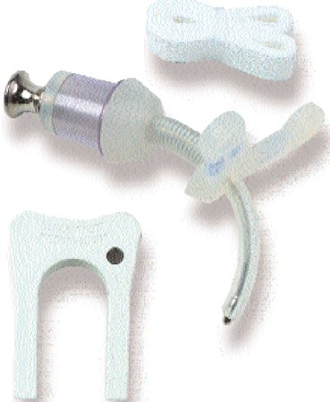 Trach Tube, Pediatric, Uncuffed, Extra Length V, 5.5mm ID x 8.0mm OD x 52.0mm Distal Length, FlexTend Shaft 30.0mm Proximal Length, Individually Packaged, Sterile, Obturator & Twill Trach Tie (US Only)