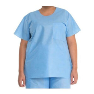 Scrub Shirt, Blue, Medium, 48/cs (US Only)