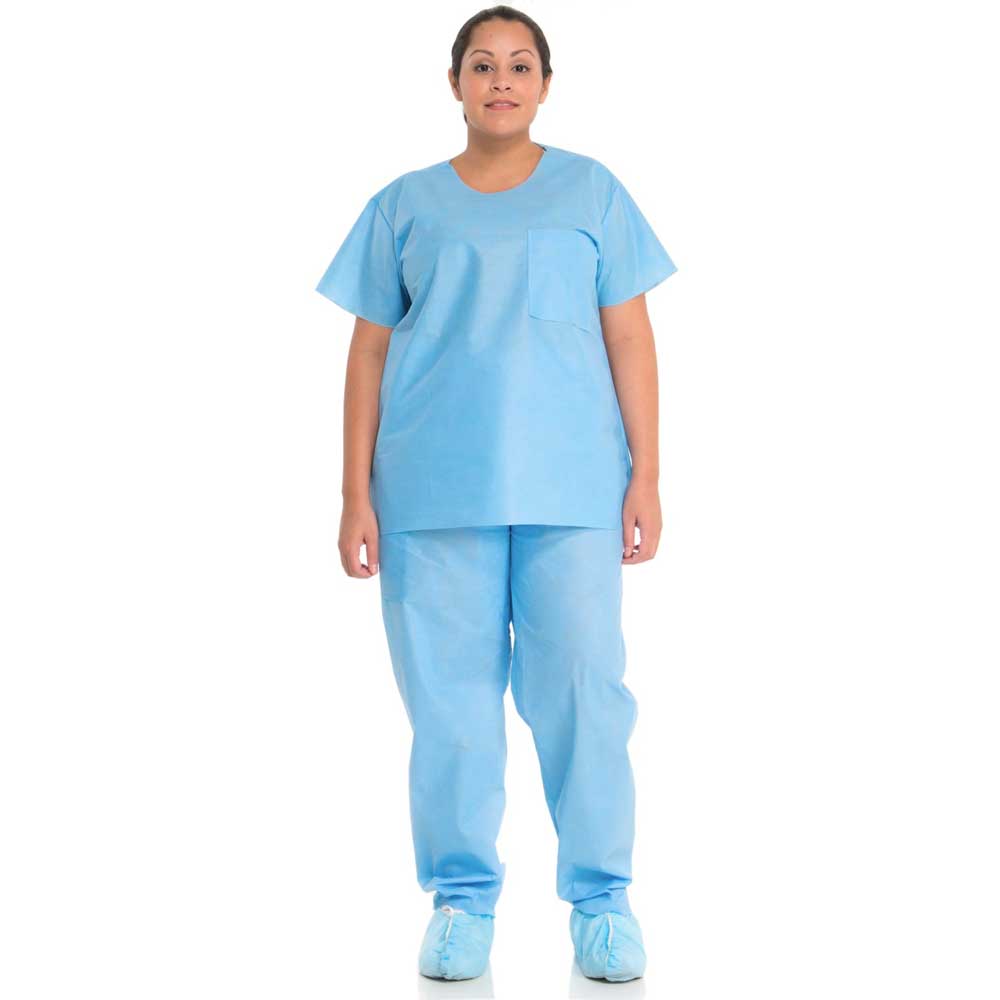 Scrub Pants, Blue, Medium, 48/cs (US Only)