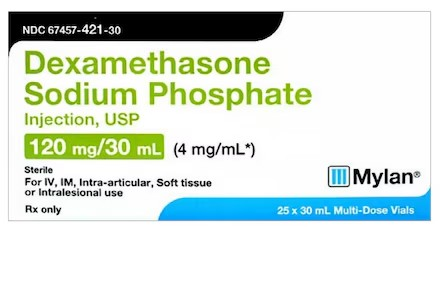 Dexamethasone Sodium Injection 4mg/mL MDV 30mL Each (67457042130)