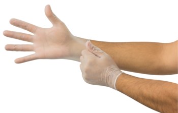 PVC Glove, Small (6.5-7.0), Powder-Free, 100/bx, 10 bx/cs (US Only)