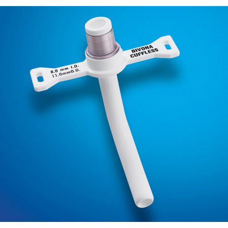 Trach Tube, Uncuffed, Hyperflex, Extra Length Fixed Neck Flange, 9.0mm ID x 12.3mm OD x 130mm L (US Only) (Item on Manufacturer Backorder - Inventory Limited when Available)