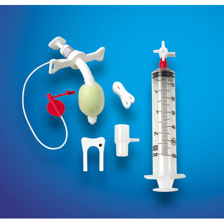 Trach Tube Kit, Adult, 6.0mm ID x 8.7mm OD x 70mm L, Includes: Obturator, SidePort AutoControl Airway Connector, CMD Cuff Inflation Controller, Twill Trach Tie, and 15mm Disconnect Wedge, Sterile (US Only) (Item on Manufacturer Backorder - Inventory Limited when Available)