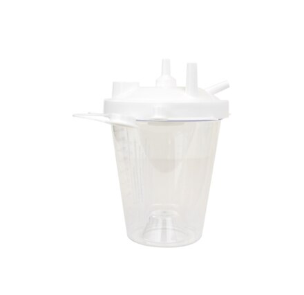 Suction Canister with Lid, Hi-Flow, 800cc, 24/cs (32200)
