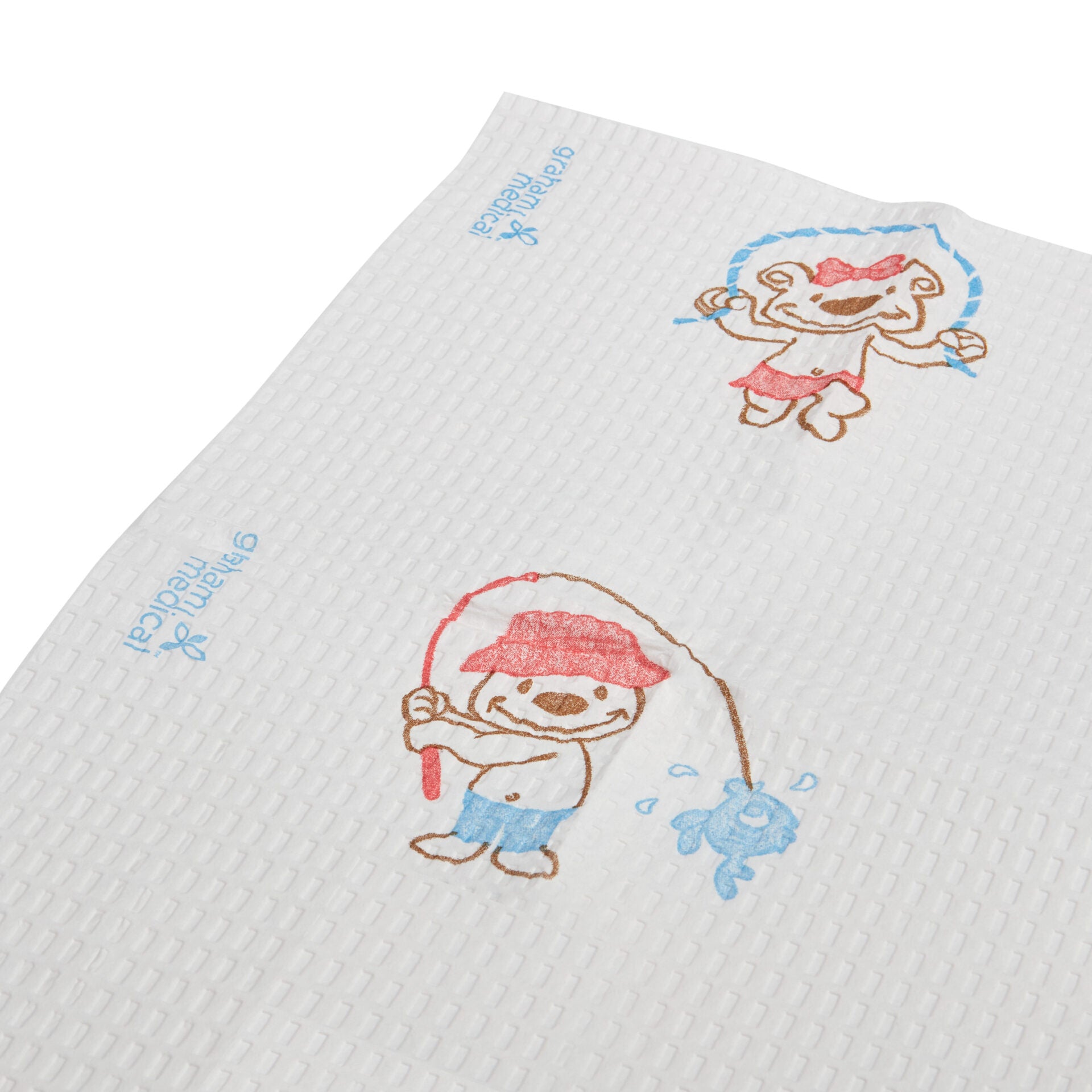 Towel, Activity Bear, 13_" x 18", 2-Ply, 500/cs (196) (Part Number is having a ROLLING TRANSITION from a 3 digit to a 7 digit number - You may receive either part number until transition is completed)