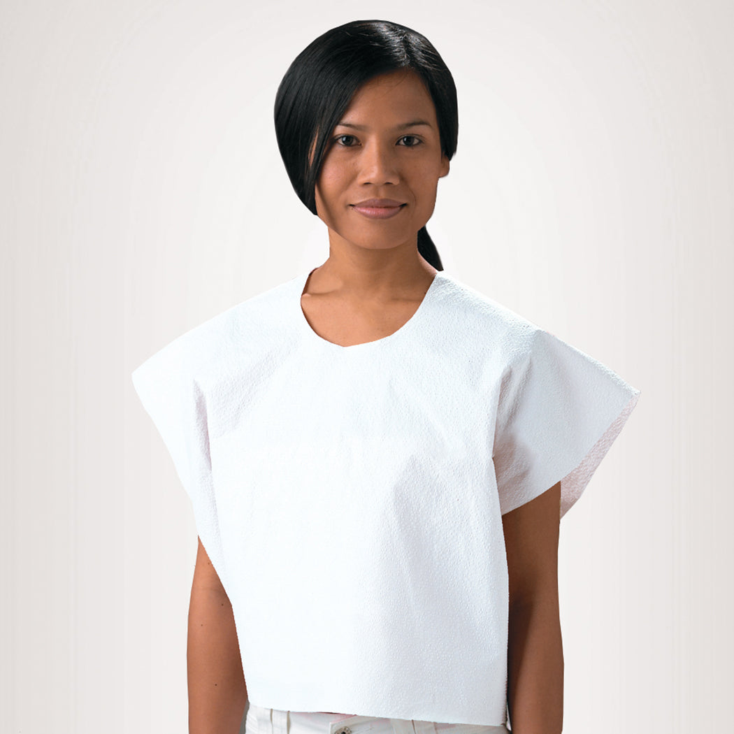 Exam Cape, 3-Ply Tissue, 30" x 21", White, 100/cs (252 cs/plt) (211) (Part Number is having a ROLLING TRANSITION from a 3 digit to a 7 digit number - You may receive either part number until transition is completed)