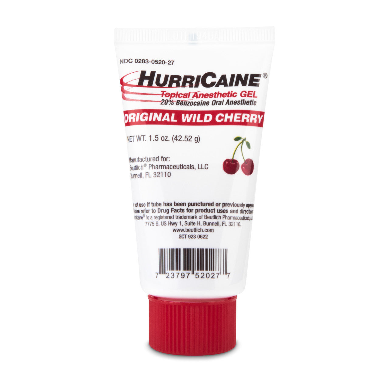 Topical Anesthetic Gel, 1.5oz Tube, Wild Cherry (US Only)