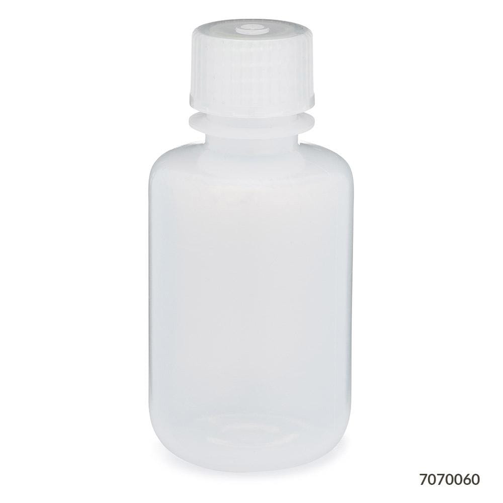 Diamond RealSealBottle, Narrow Mouth Boston Round, LDPE with PP Closure, 60mL, 12/bg