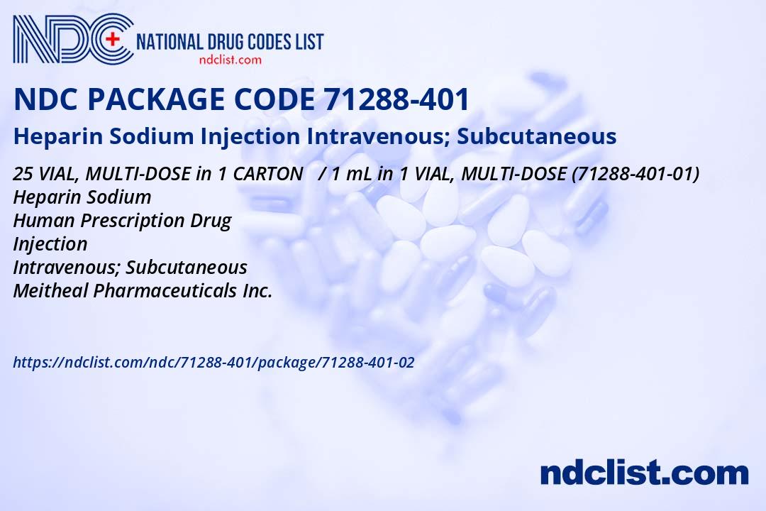 Heparin Sodium Injection, USP, 20,000 USP units per 1 ml, MDV, 25/bx (Rx) (Item is Non-Returnable) (US Only, Excluding IN and ND)