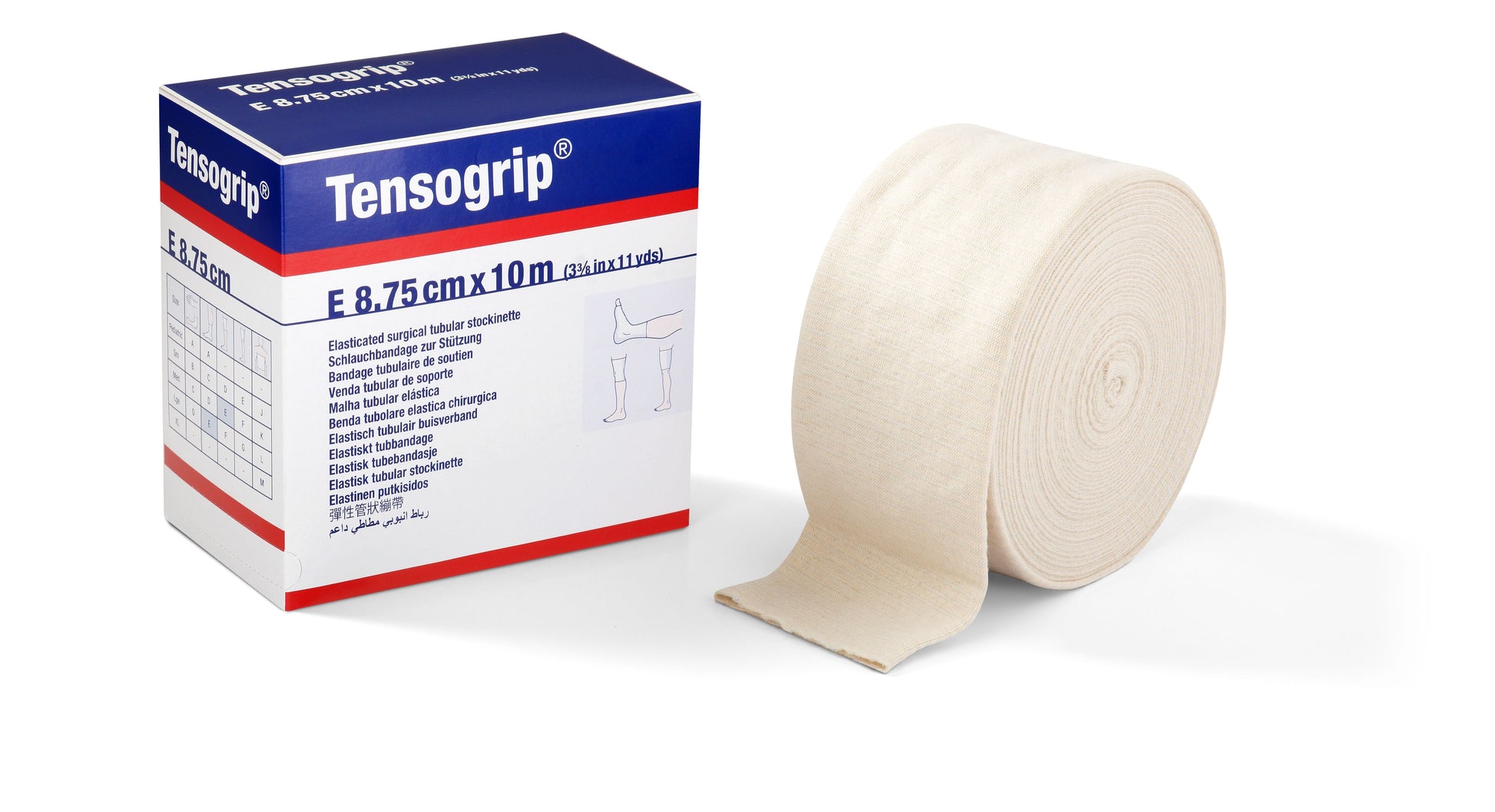 Elastic Bandage, Tubular, Size E, 3_" x 11 yd, White (Continental US Only) (7583)