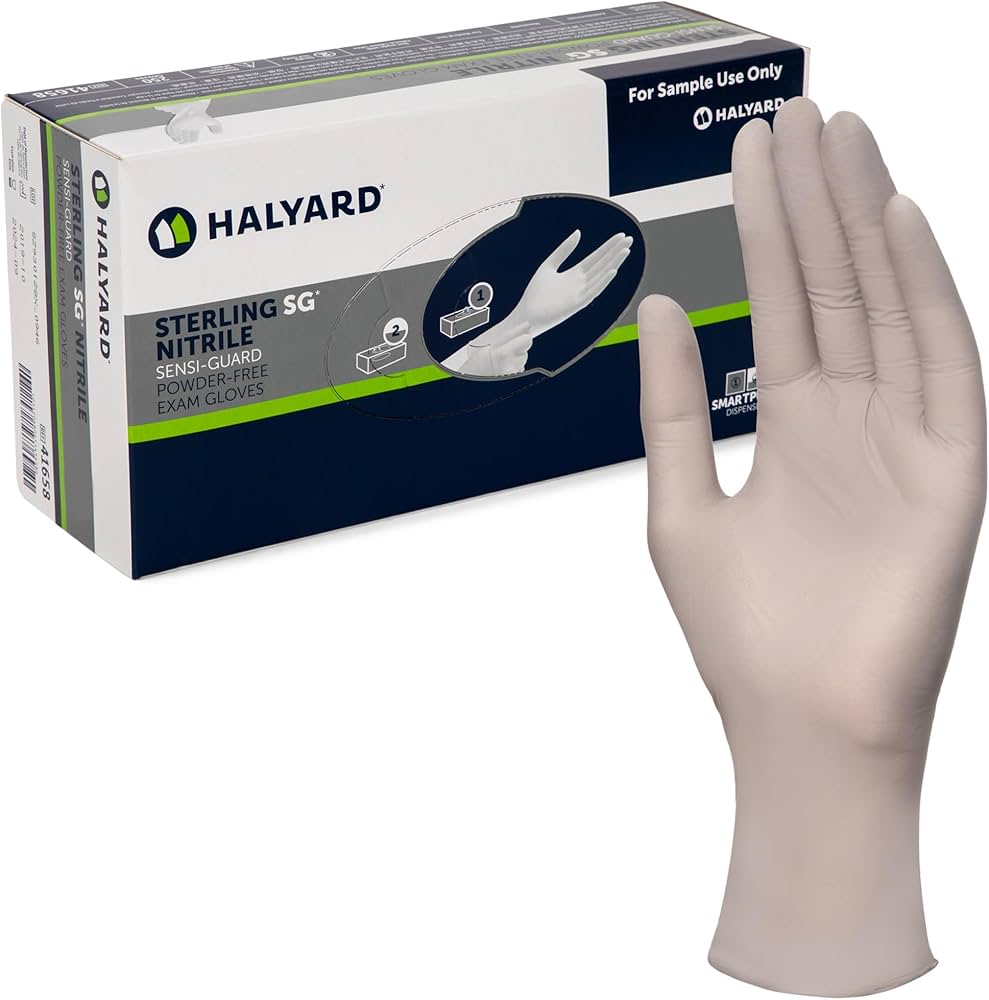 Exam Glove, Nitrile, Powder-Free, Large, Non-Sterile, 250/bx, 10 bx/cs (US Only)