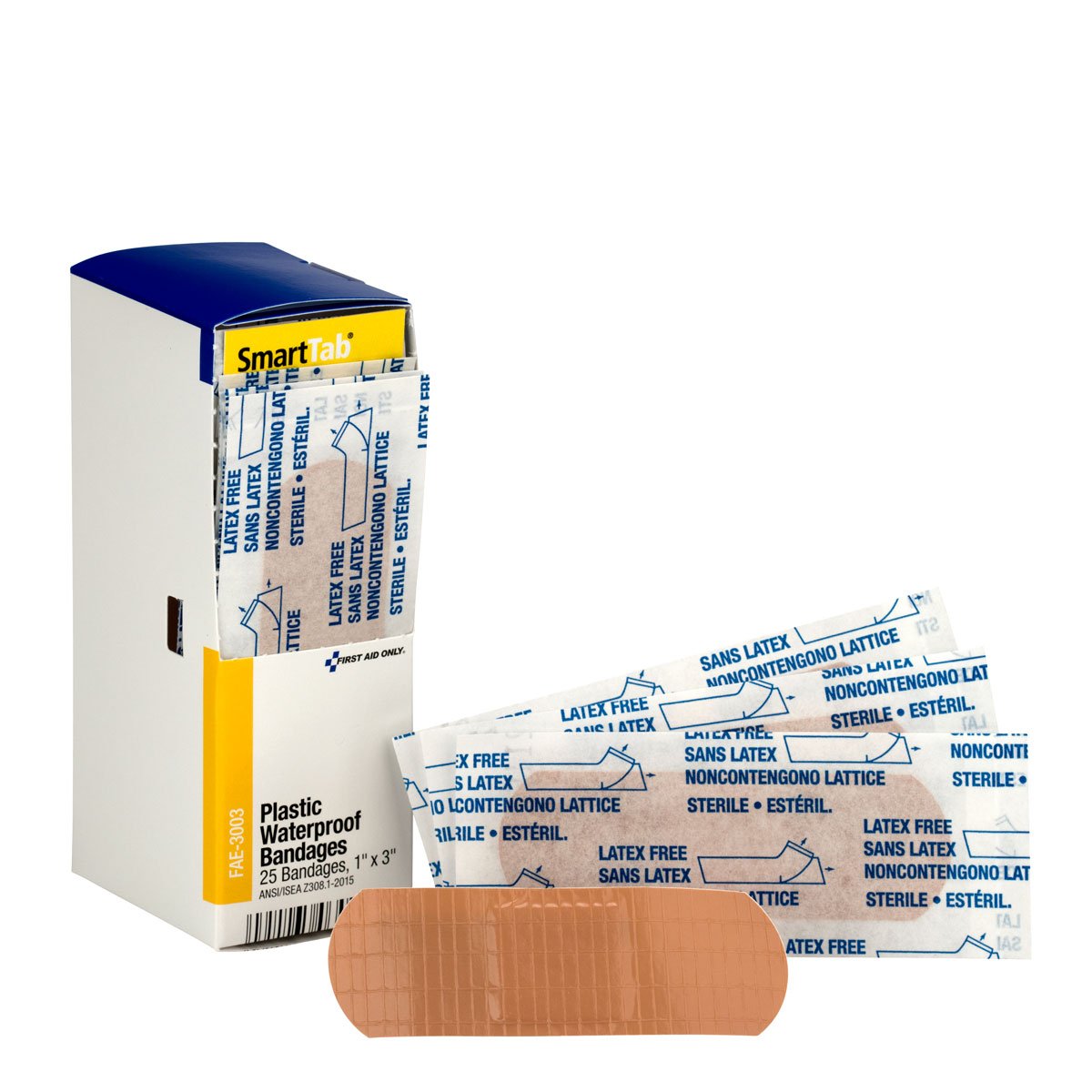 SC Refill, 1"x3", Waterproof Plastic Bandages, 25/bx (DROP SHIP ONLY - $150 Minimum Order)