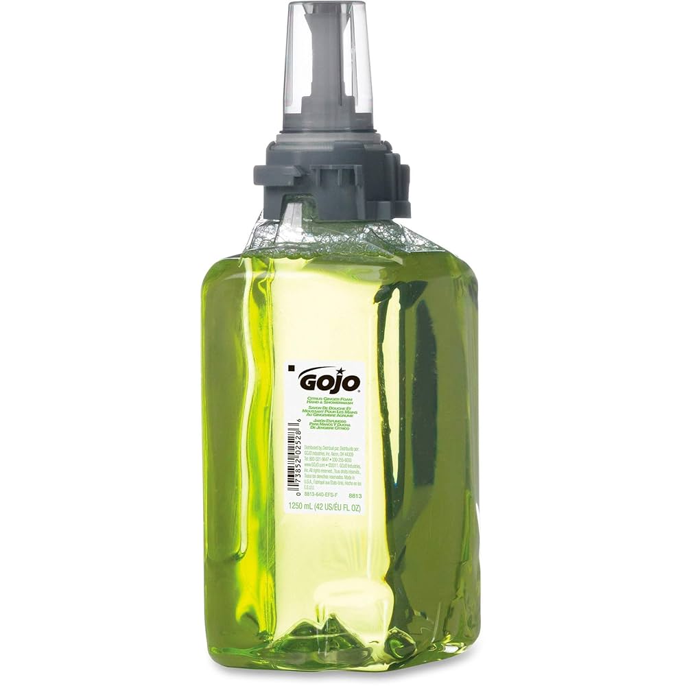 ADX Hand & Showerwash, Citrus Giner, Foam, Refill, 1250mL, 3/cs