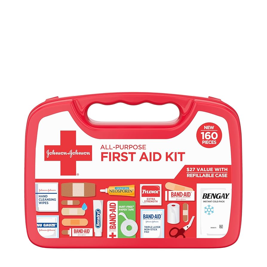 Red Cross Brand First Aid Kits, 160 pc, 6/cs