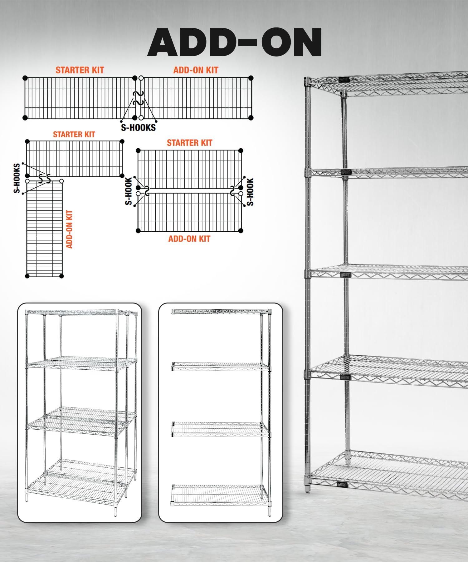 Wire Shelf, 30"W x 42"L, Proform, Light Green (DROP SHIP ONLY)