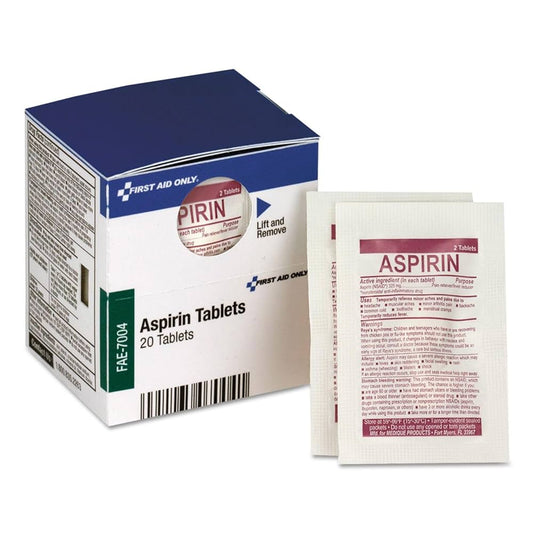 SC Refill, Includes: Aspirin, 2/pk, 10pk/bx, 24bx/cs (DROP SHIP ONLY - $150 Minimum Order)