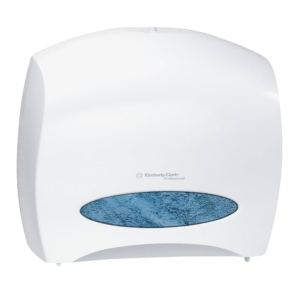 Dispenser, Jr. ESCORT Jumbo Roll Bathroom Tissue, Stub Roll, 16" x 13.88" x 5.75", White, 1/cs (Products cannot be sold on Amazon.com or any other 3rd party site) (DROP SHIP ONLY) (US Only)