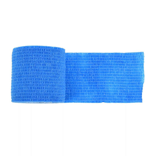 Self-Adherent Cohesive Bandage, 1" x 5yd Roll, Blue, Latex-Free, Non-Sterile, 36 rl/bx, 2 bx/cs (Continental US Only)