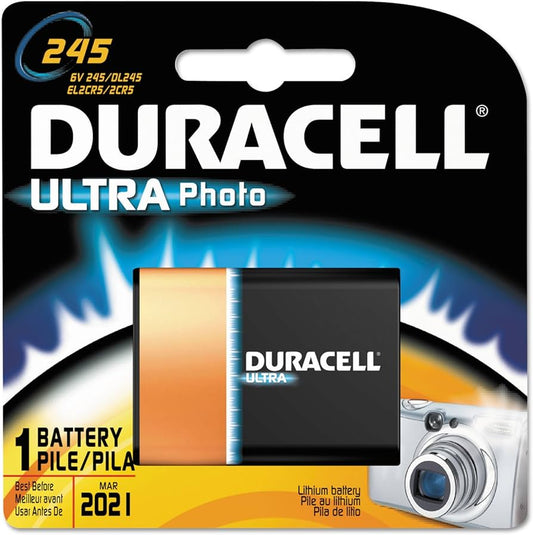 Battery, Lithium, Size DL245, 6V, 6/bx (UPC# 66197) (Item is considered HAZMAT and cannot ship via Air or to AK, GU, HI, MP, PR, VI) (Products are not for Private Household Markets; Products cannot be sold on Amazon.com or any other 3rd party site) (To Be DISCONTINUED)