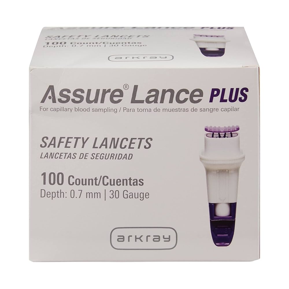 Lancet, 30G x 0.7mm, Purple, 100/bx (US Only)