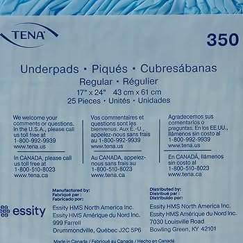 Underpad, Regular, 17" x 24", Blue, 25/pk, 12 pk/cs (Continental US Only)