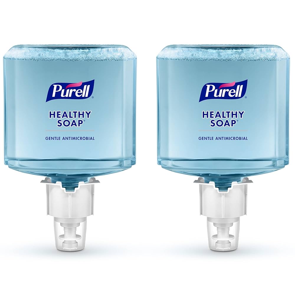 PURELL Professional Healthy Soap, Foam, 0.5% BAK Antimicrobial, 1200ml Refill, Clear, 2/cs