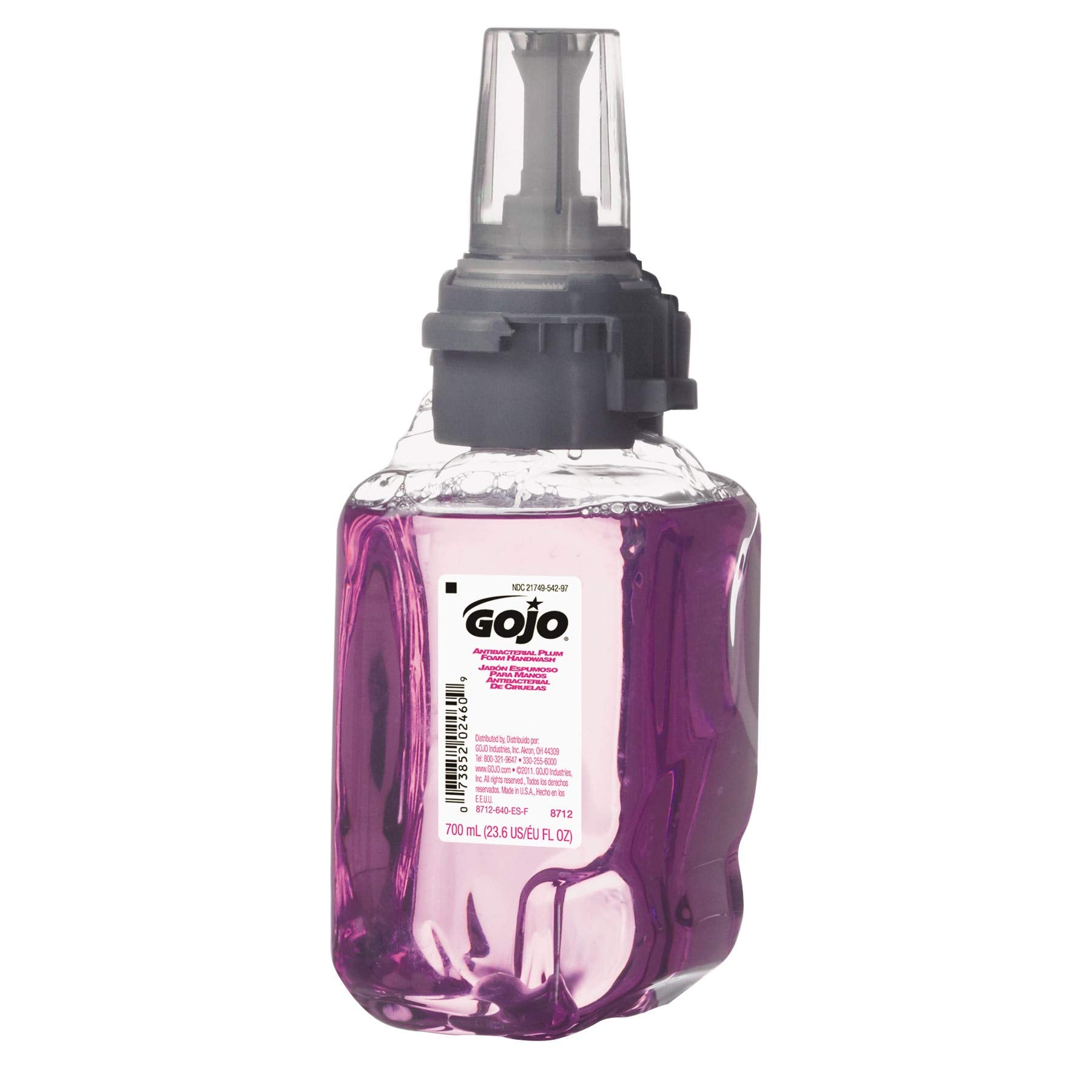 ADX Handwash, Foam, Plum, Refill, 700mL, 4/cs